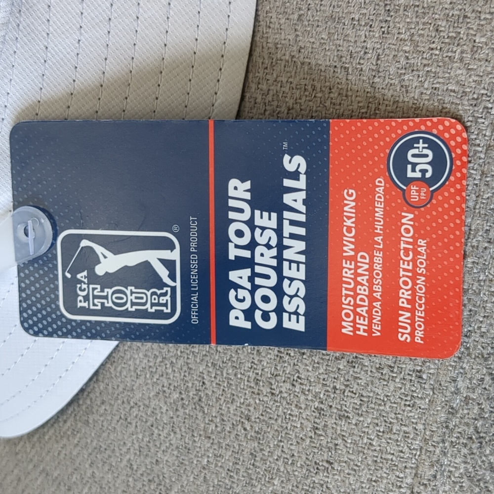 PGA TOUR Course Essentials - Reversible Bucket Hat Bright White - Gray - 50+UPF - Picture 5 of 6